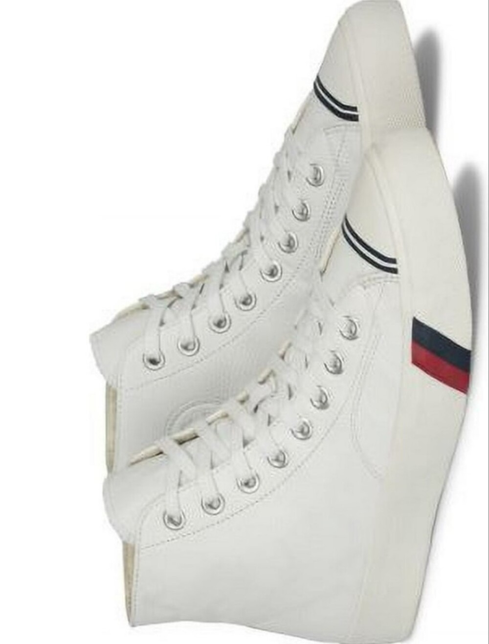 NWT Men's Pro-Keds White Leather High-Top Sneaker - Picture 7 of 12